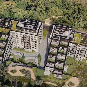 Eaglestone Belgium launches the commercialization of Twin Falls, an example of real estate redevelopment in a thriving locality