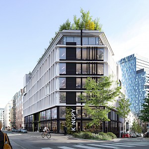 Eaglestone Belgium cède la partie résidentielle du projet « K-NOPY » a un investisseur privé.