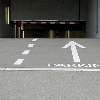 Parking spaces